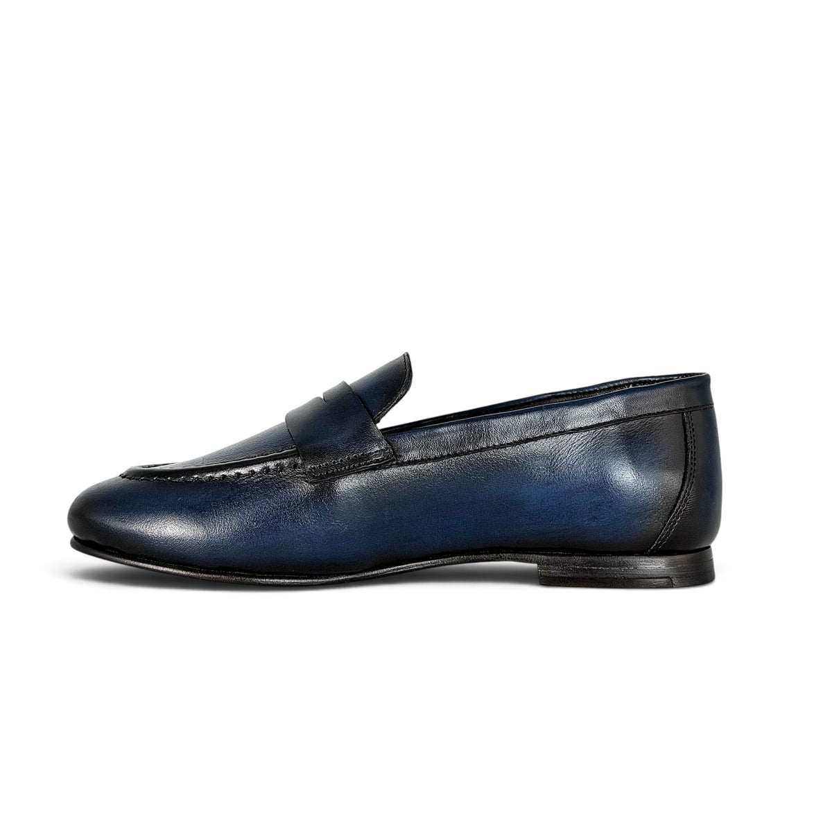 KENIA LEATHER BLUE
