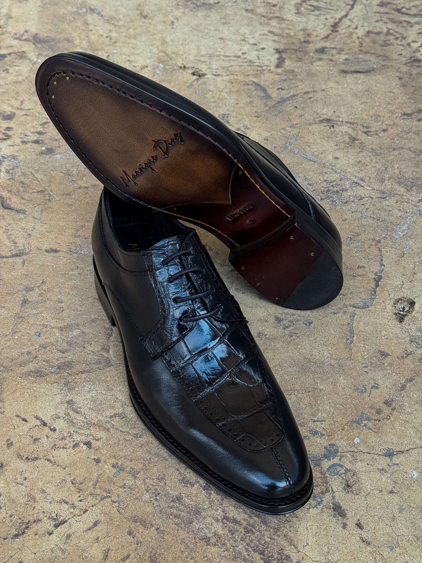 ITALIA W/COCODRILO BLACK