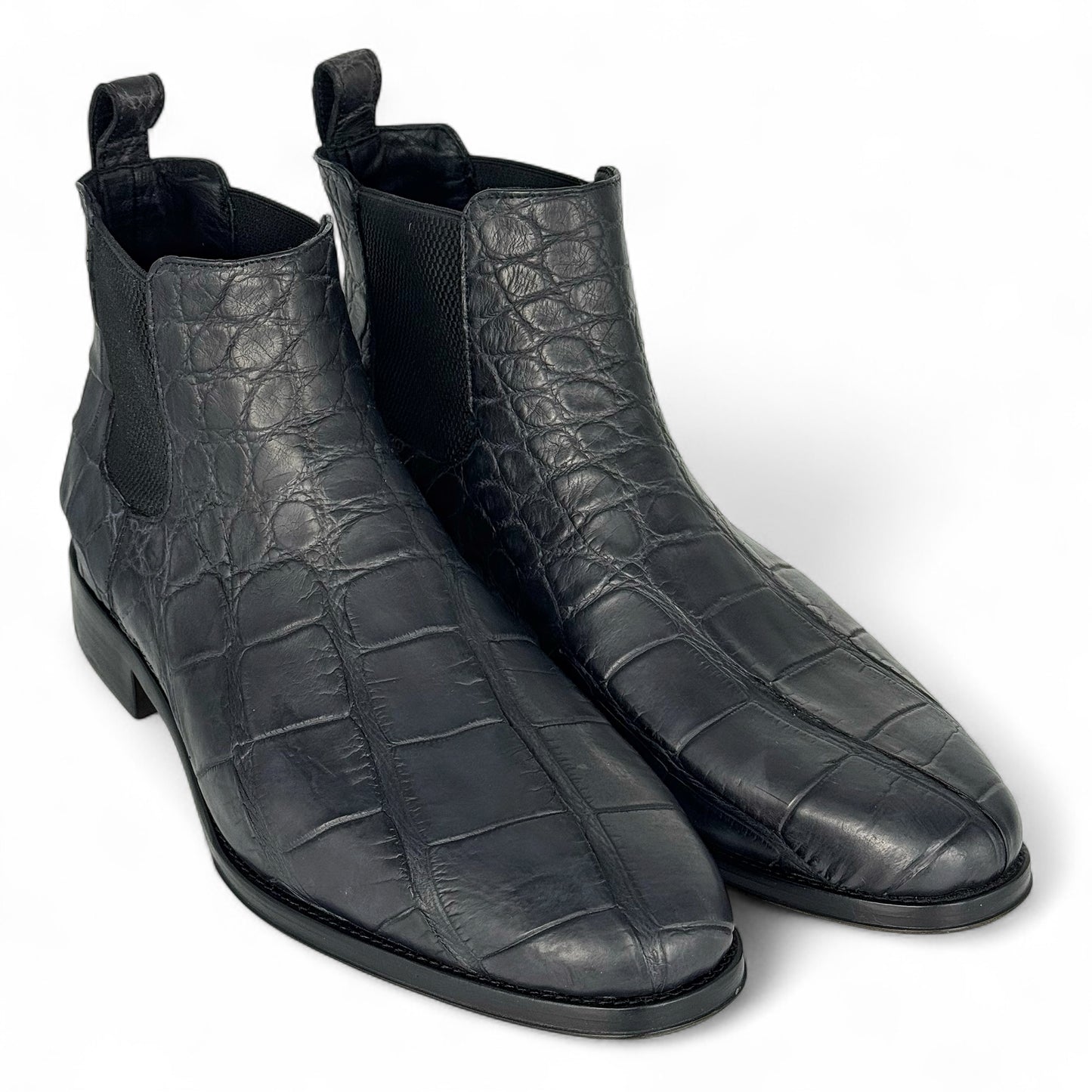 CHELSEA ALLIGATOR MATTE GRAY