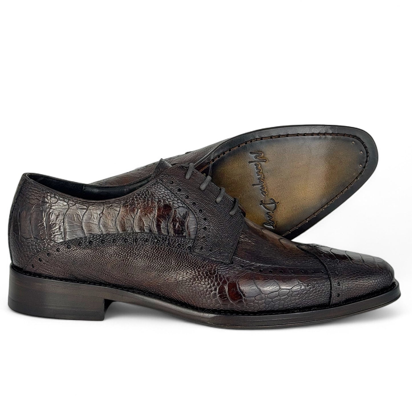 NIGERIA PATA DE AVESTRUZ BROWN