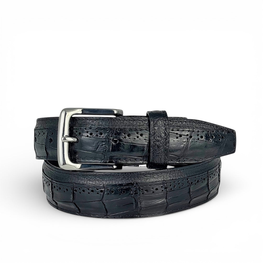 DRESS BELT COCODRILO BLACK