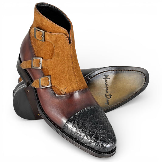 ARGELIA W/COCODRILO BROWN