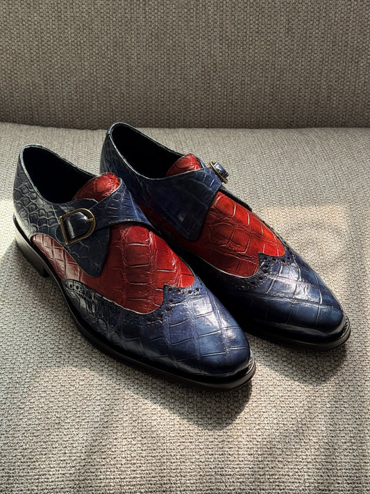 OSLO COCODRILO BLUE/RED