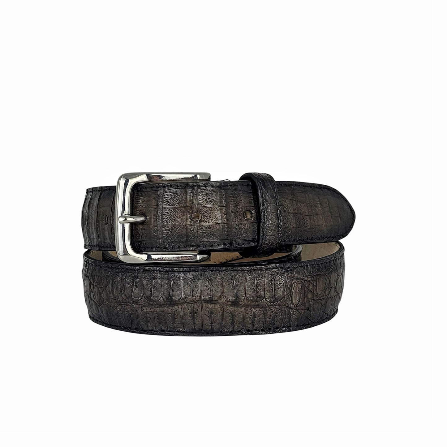 DRESS BELT COCODRILO GREY