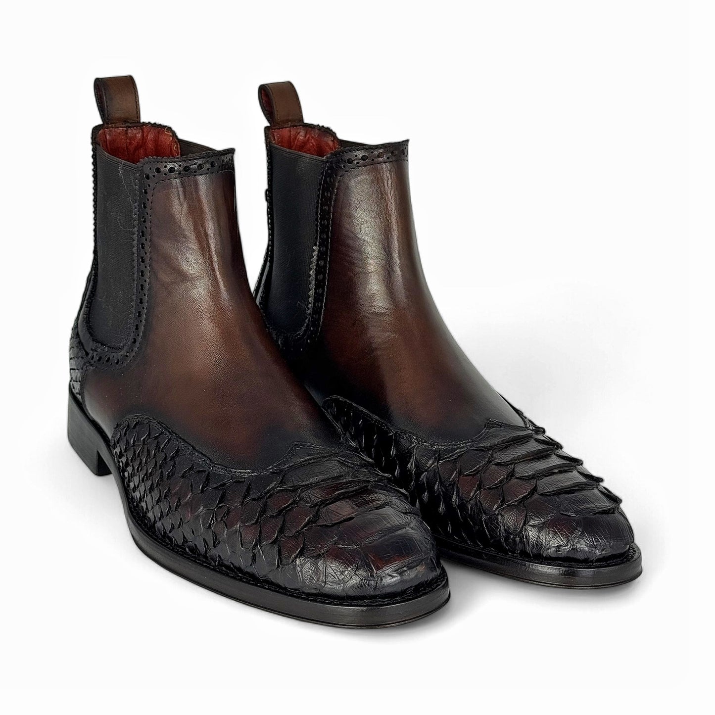 CHELSEA W/PITON DARK BROWN