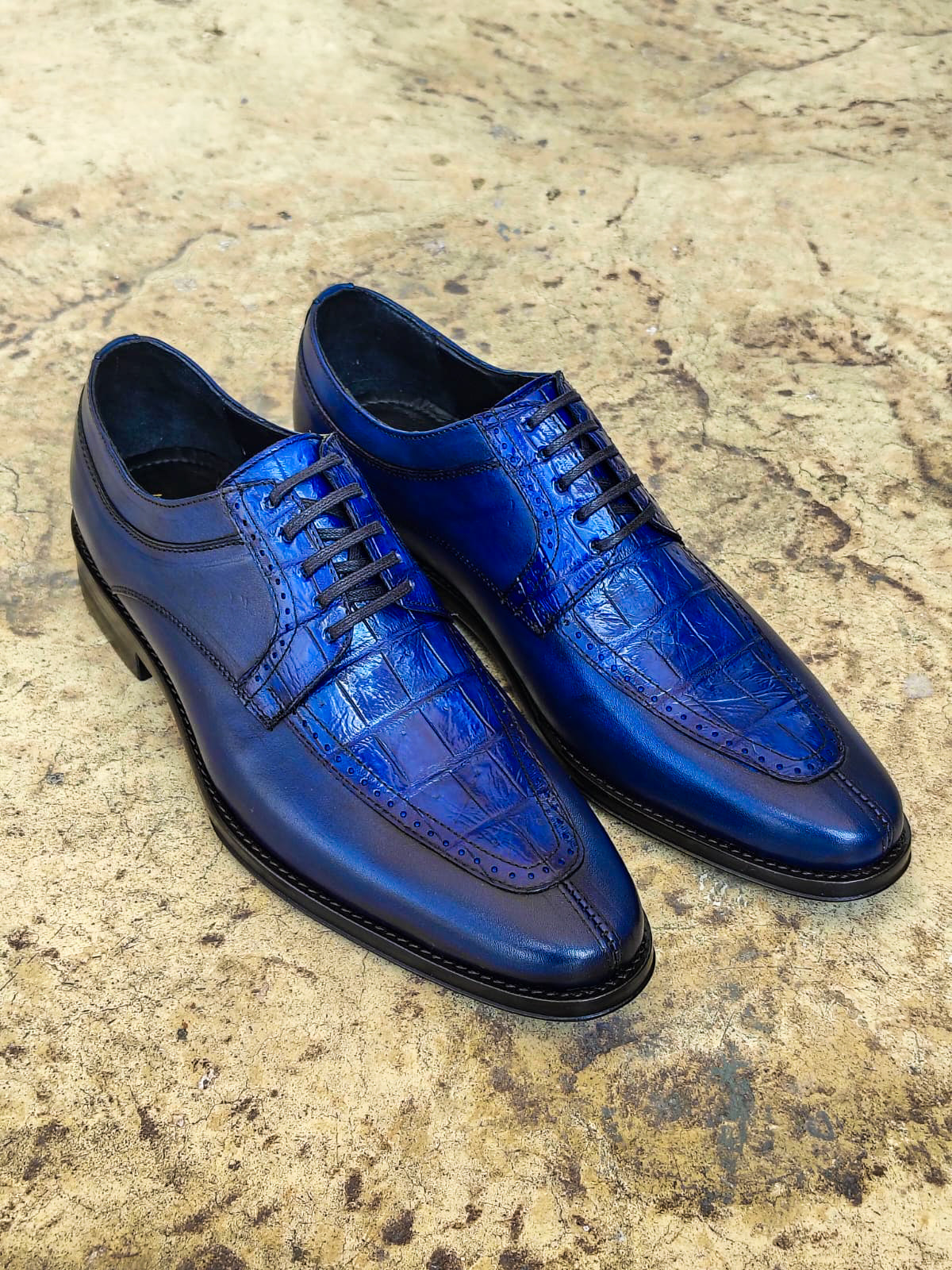 ITALIA W/COCODRILO BLUE