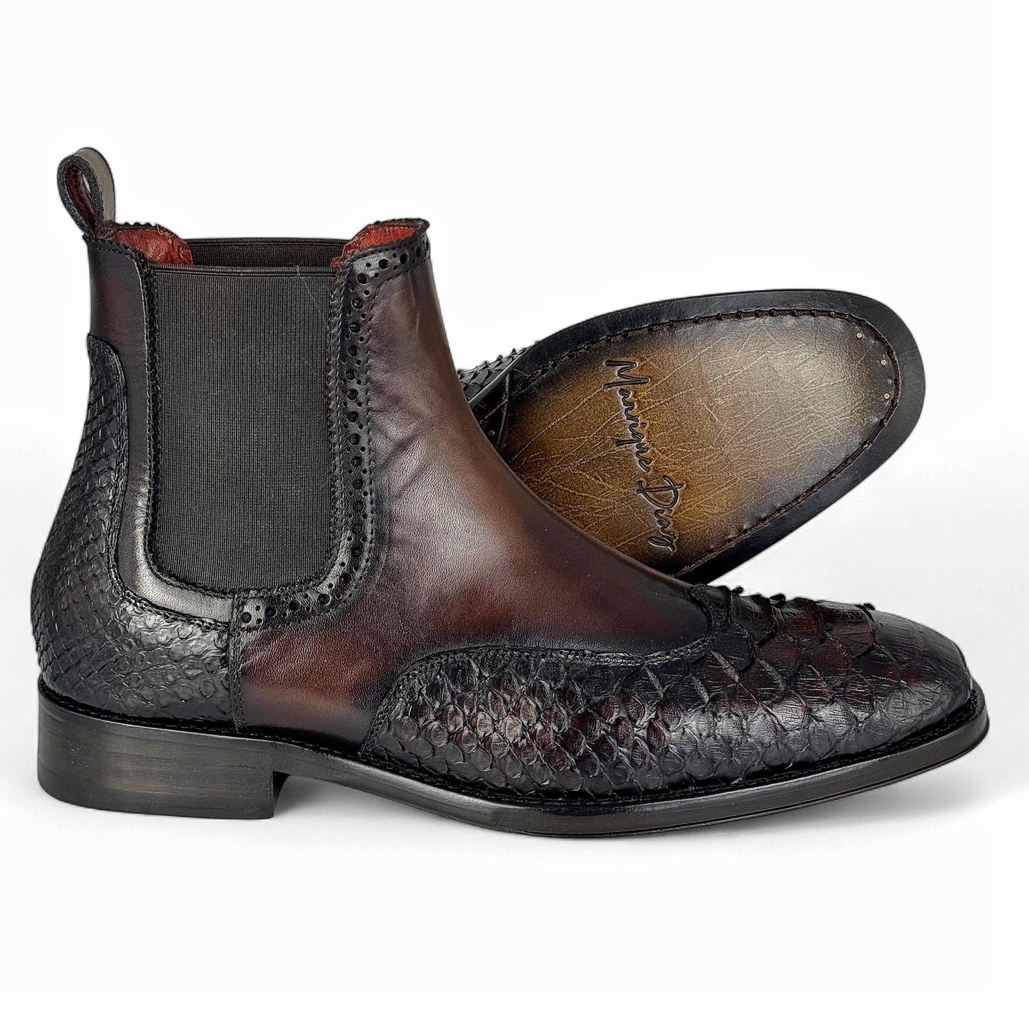 CHELSEA W/PITON DARK BROWN