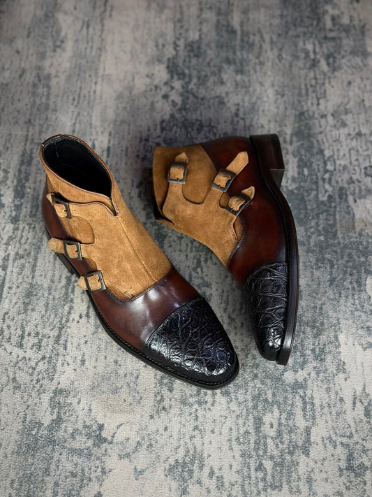 ARGELIA W/COCODRILO BROWN