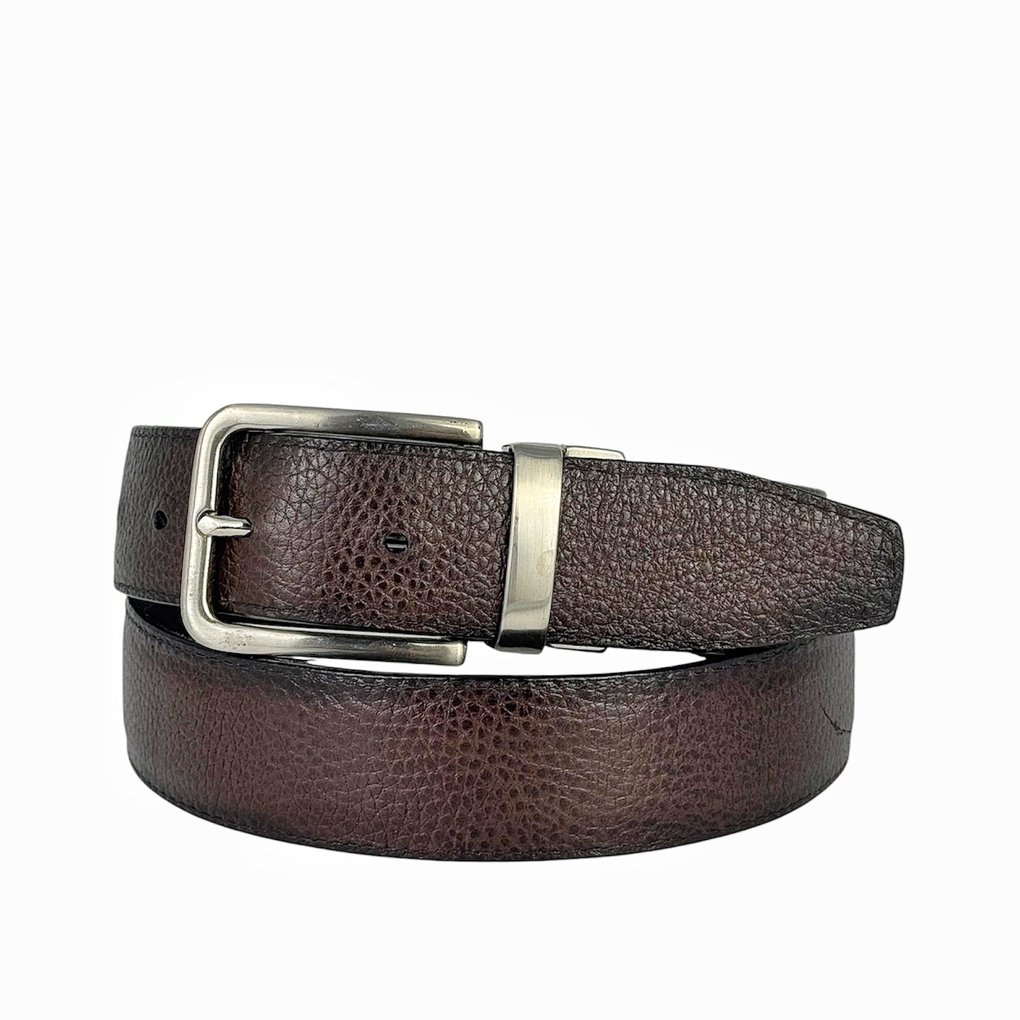 DRESS BELT DOBLE VISTA VENADO BROWN&BLACK