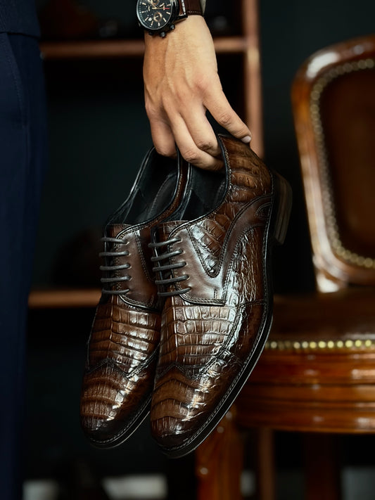 MADRID COCODRILO BROWN