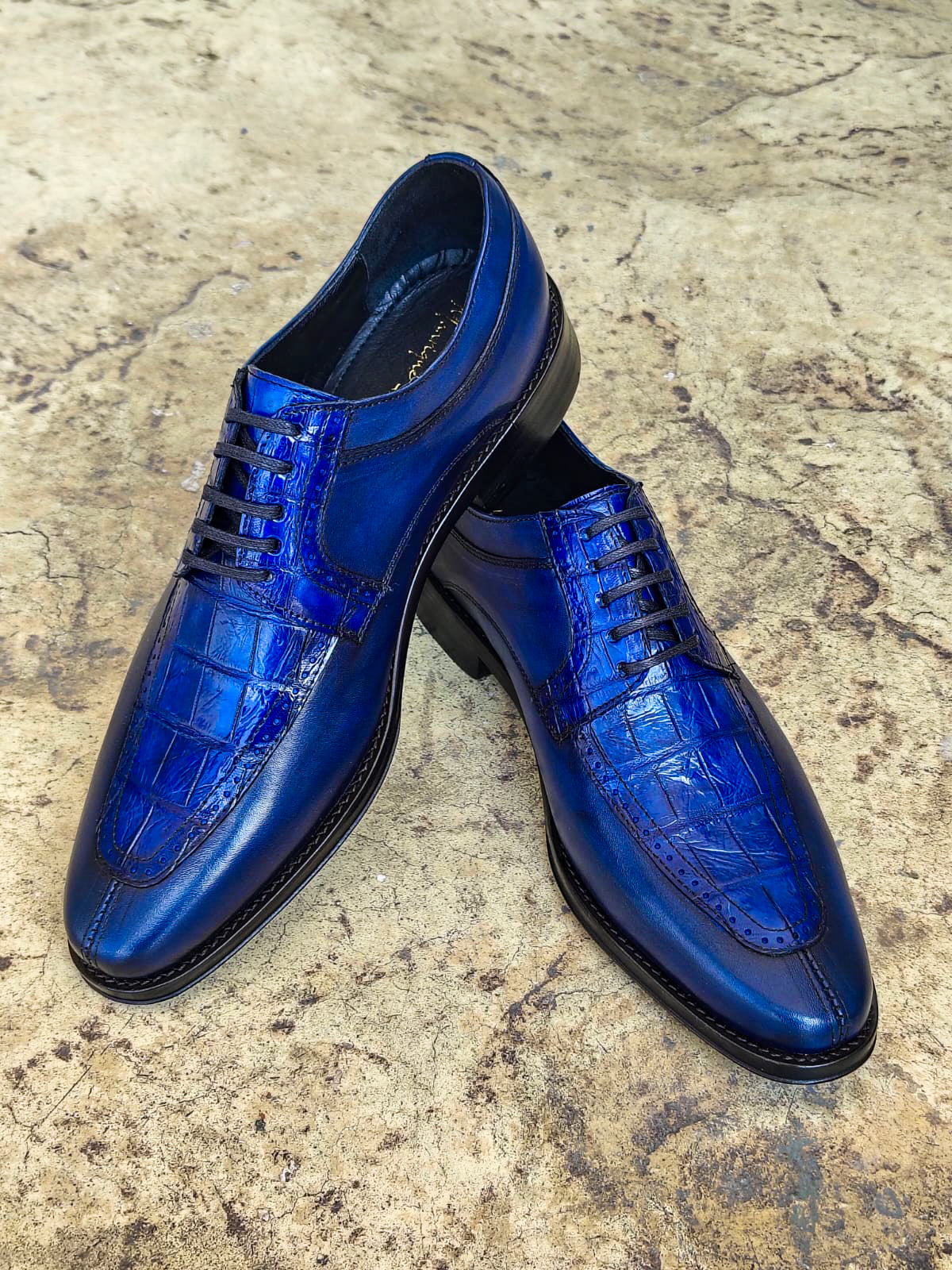ITALIA W/COCODRILO BLUE