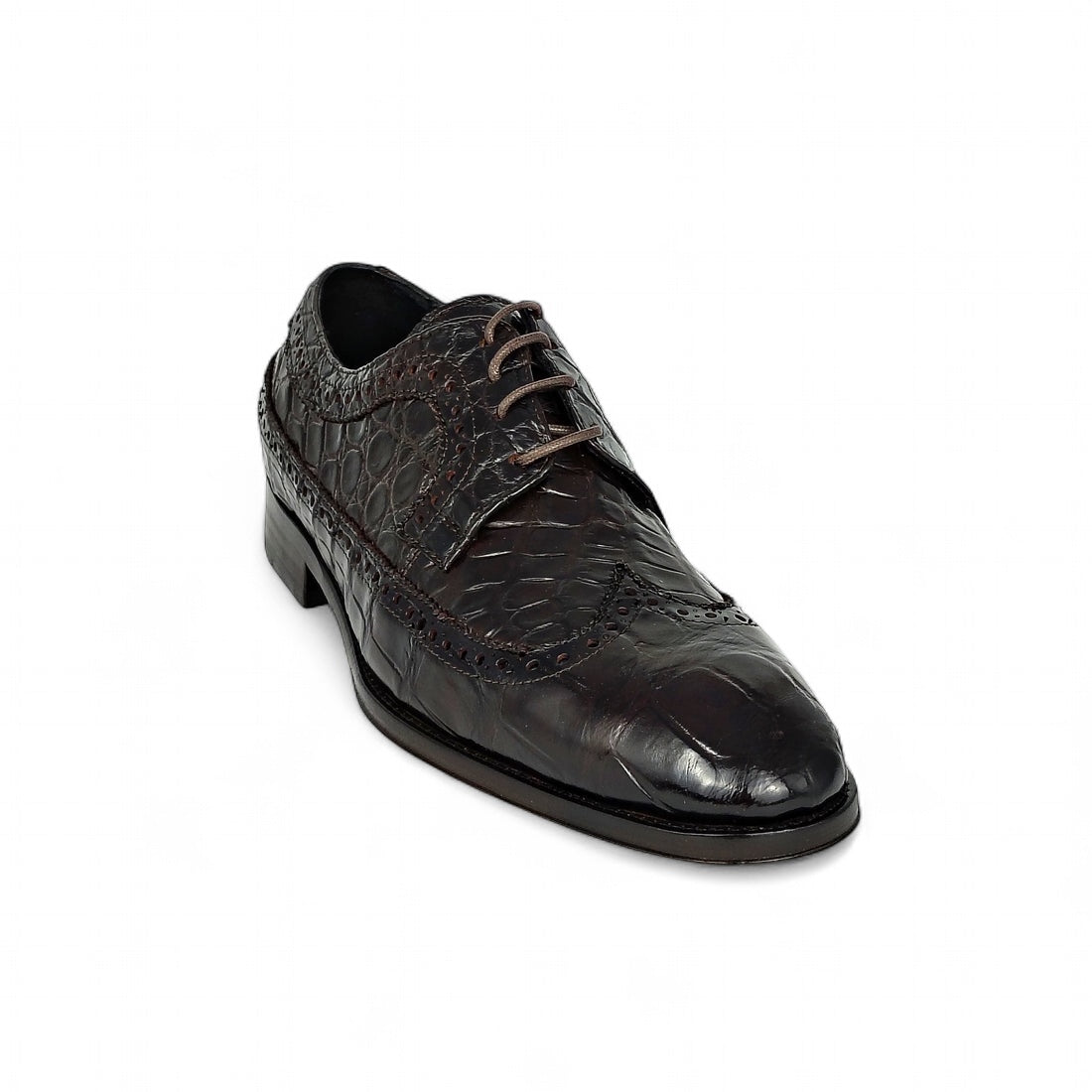 LONDRES ALLIGATOR DARK BROWN