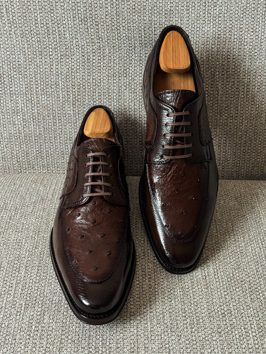 CANADÁ VENADO/AVESTRUZ DARK BROWN