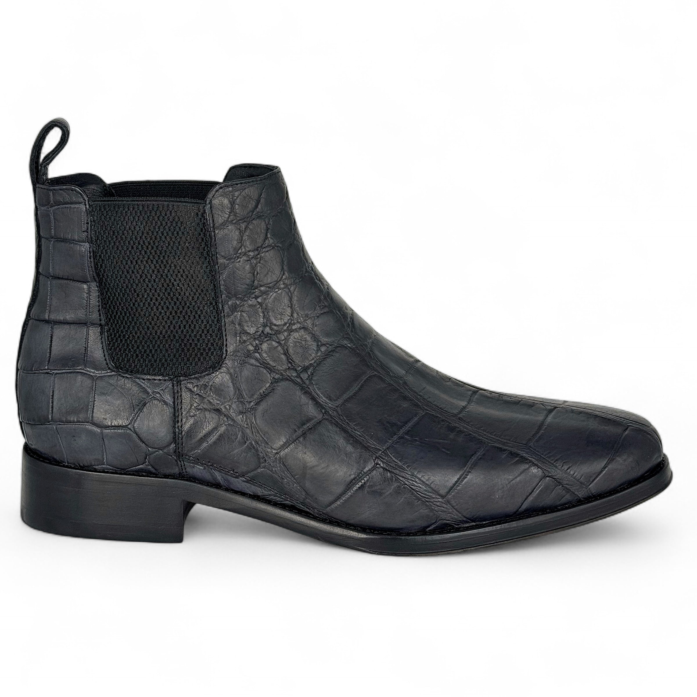 CHELSEA ALLIGATOR MATTE GRAY