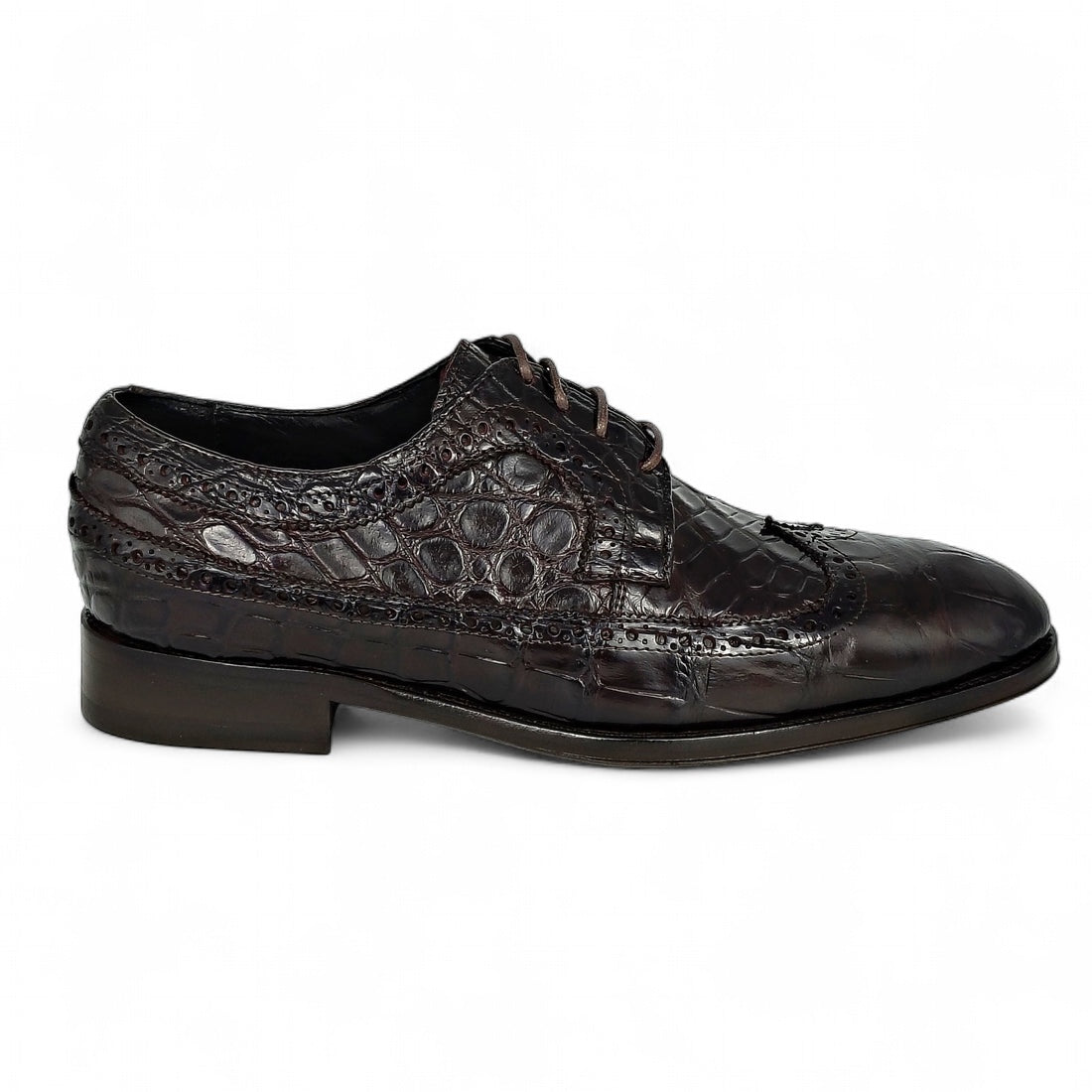 LONDRES ALLIGATOR DARK BROWN