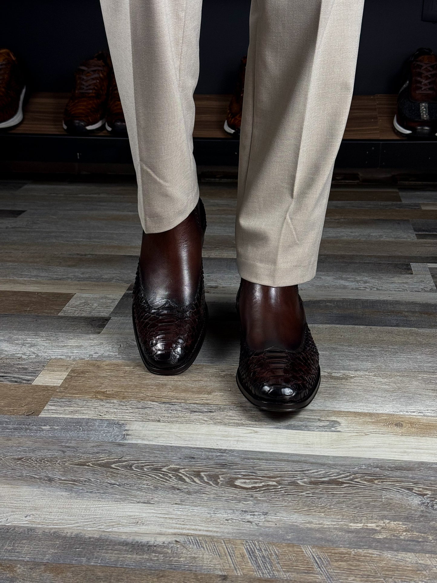 CHELSEA W/PITON DARK BROWN