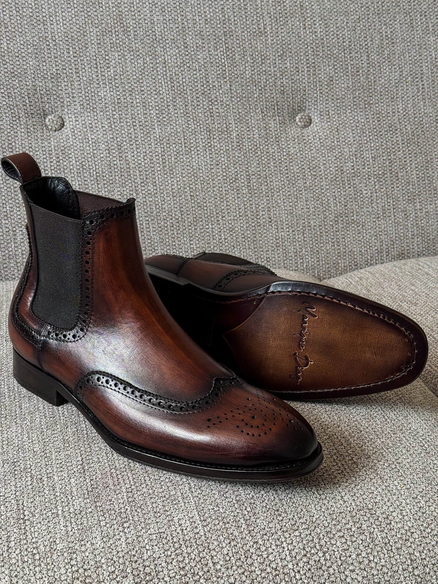 CHELSEA PIEL ST/DARK BROWN