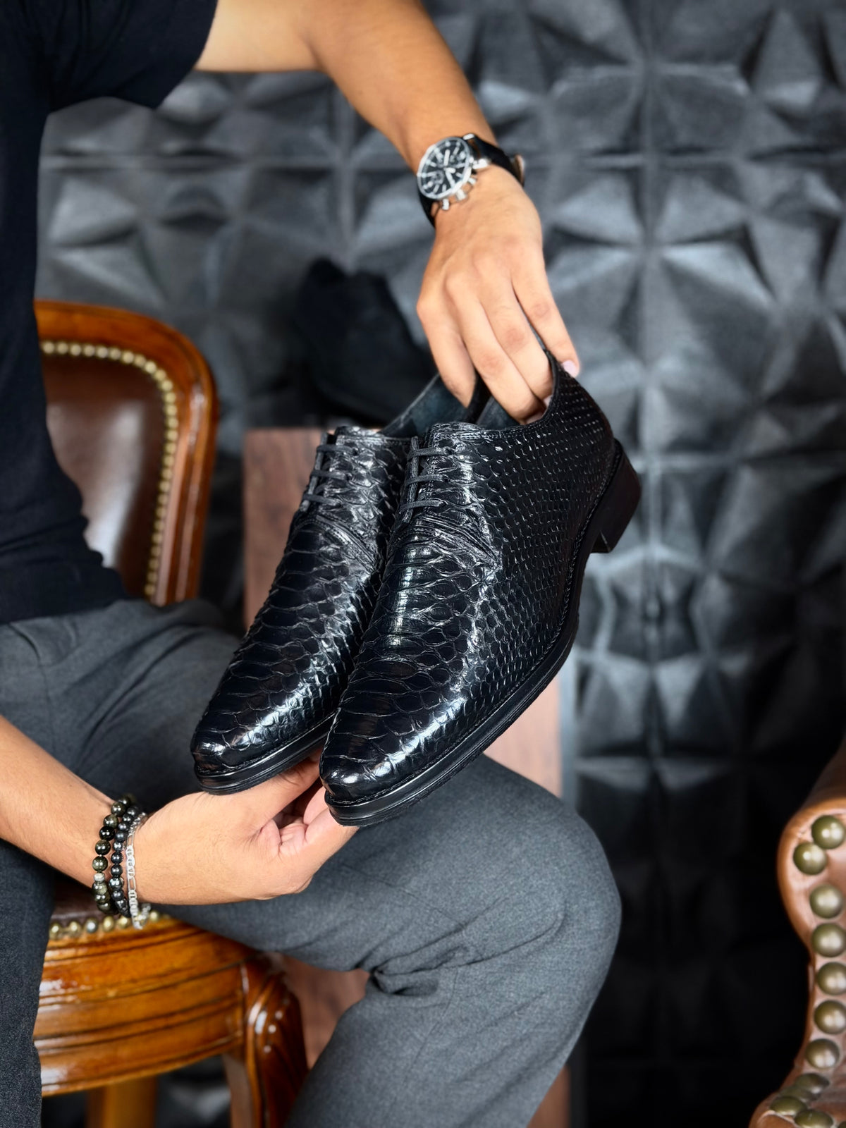 NORUEGA PYTHON BLACK