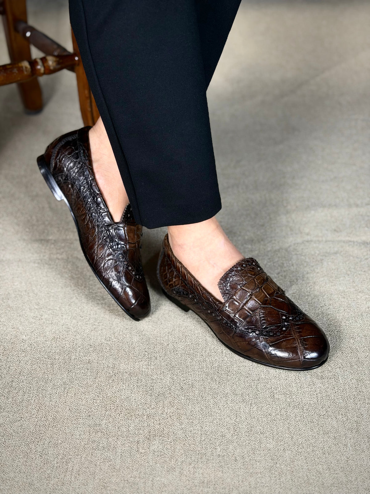 VENECIA COCODRILO BROWN