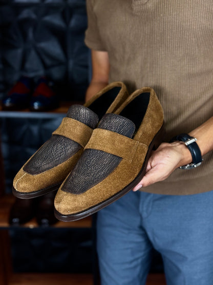 MONTENEGRO SUEDE/TIBURON BROWN