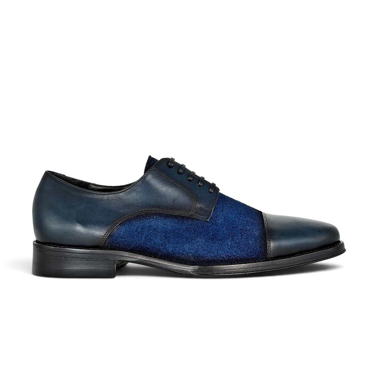 LISBOA LEATHER/SUEDE BLUE