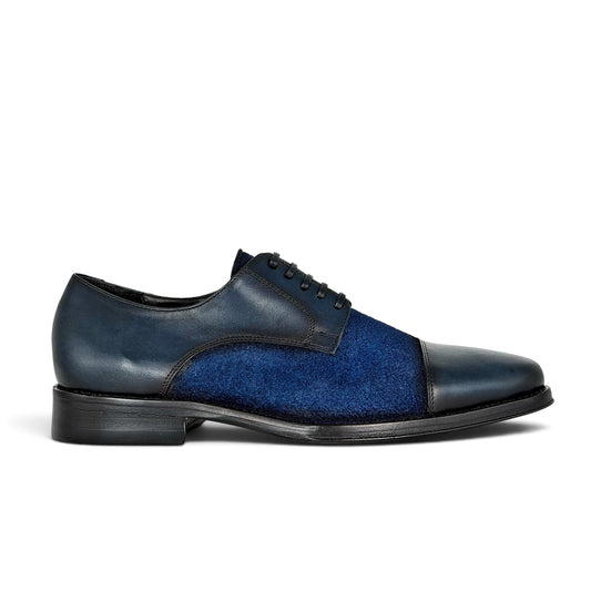 LISBOA LEATHER/SUEDE BLUE