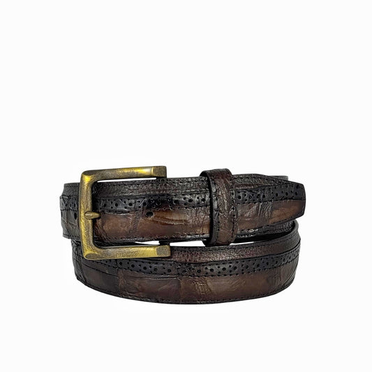 DRESS BELT COCODRILO BROWN