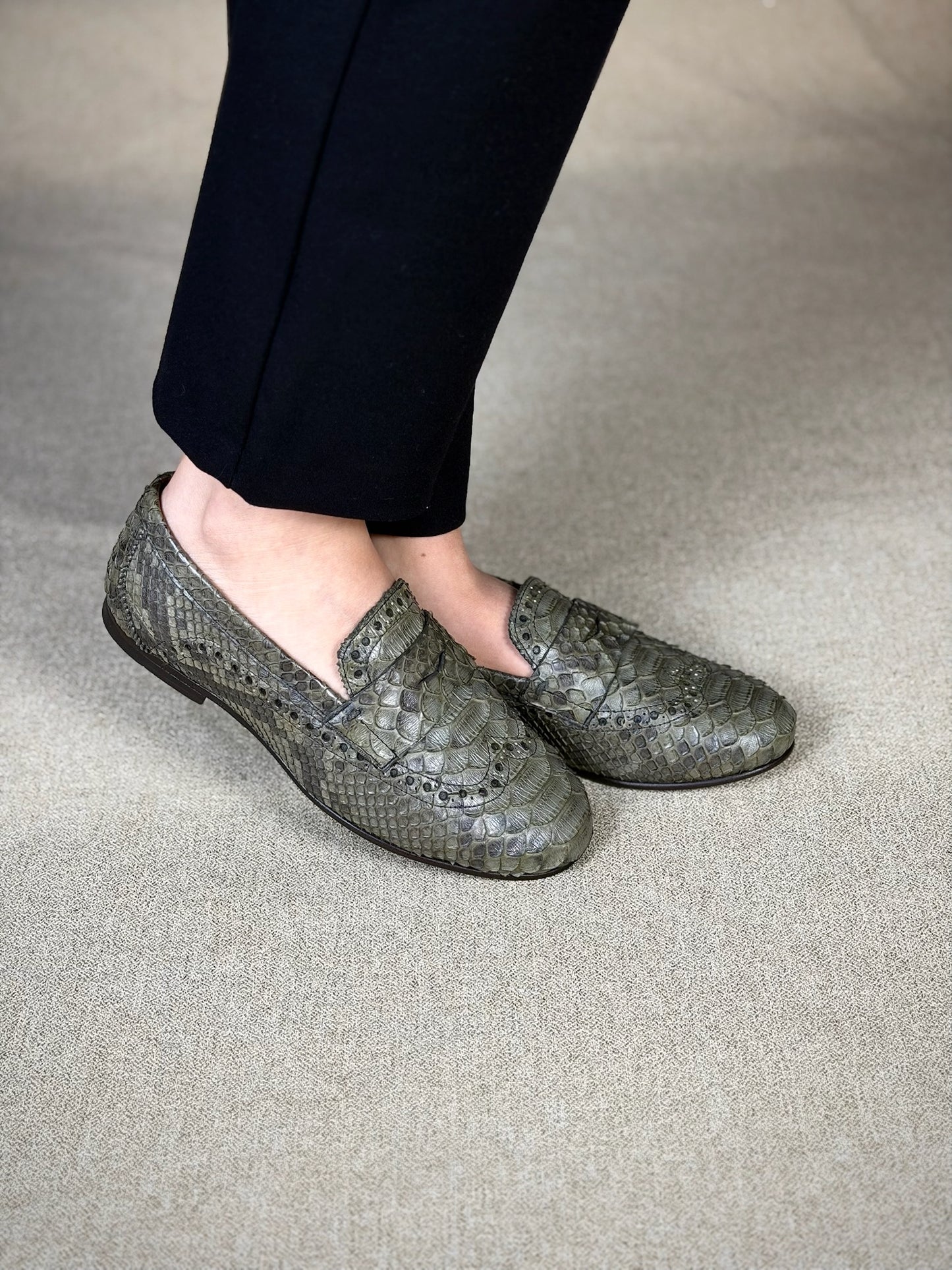 VENECIA PYTHON GREEN