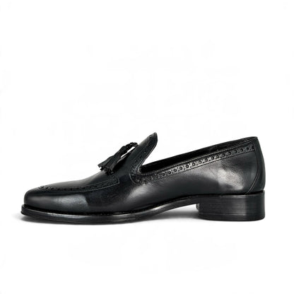 BOSTON LEATHER BLACK