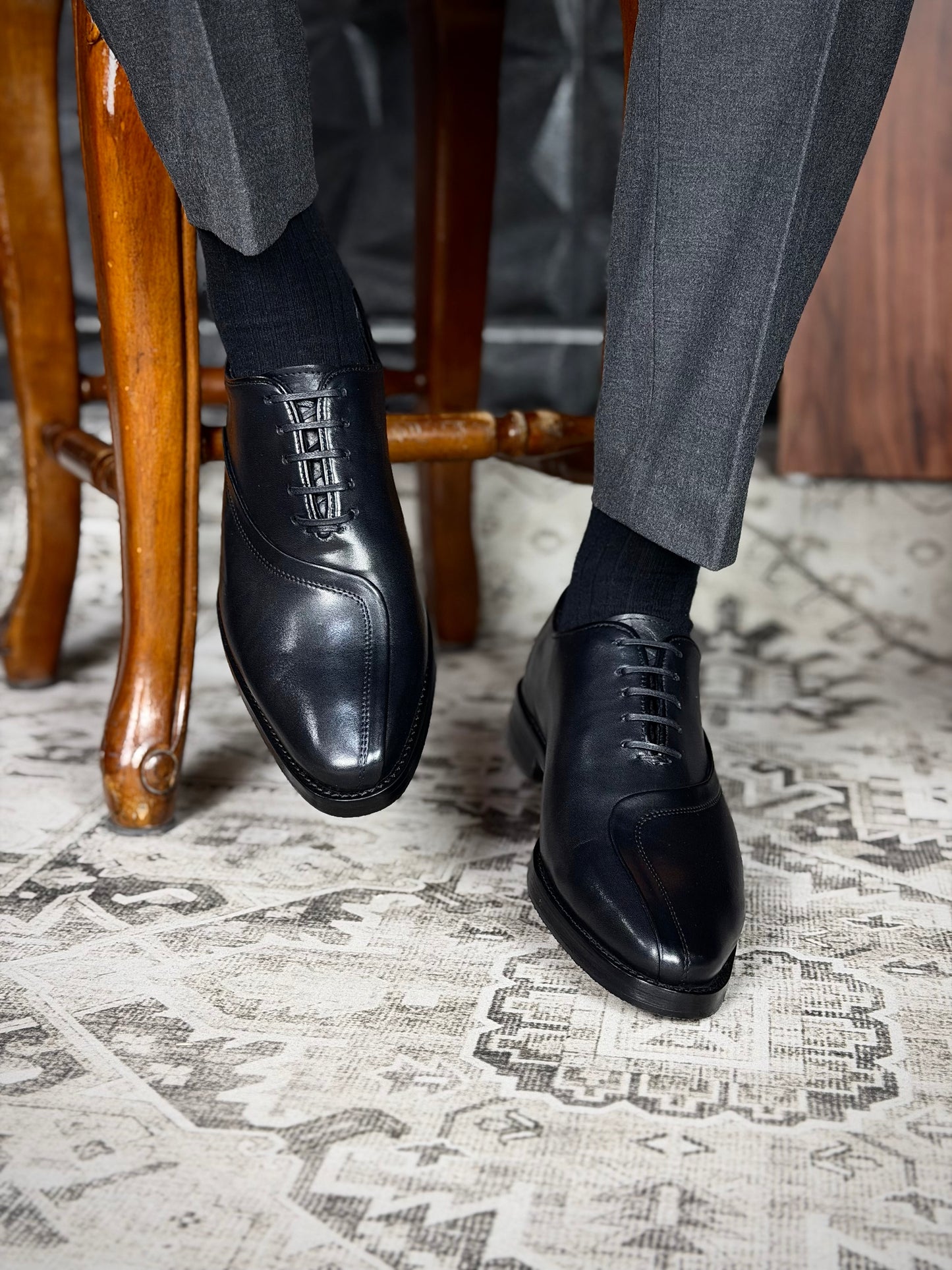 MALLORCA LEATHER BLACK