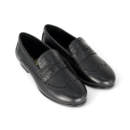 VENECIA W/COCODRILO BLACK