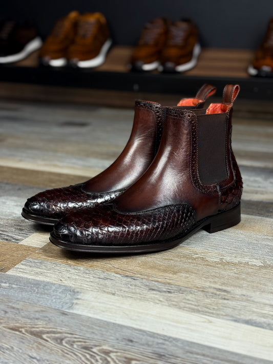 CHELSEA W/PITON DARK BROWN