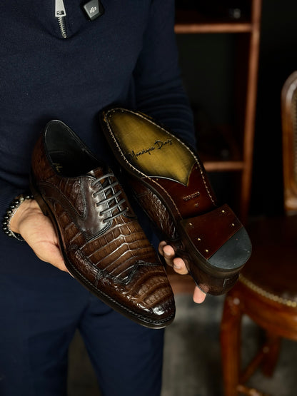 MADRID COCODRILO BROWN