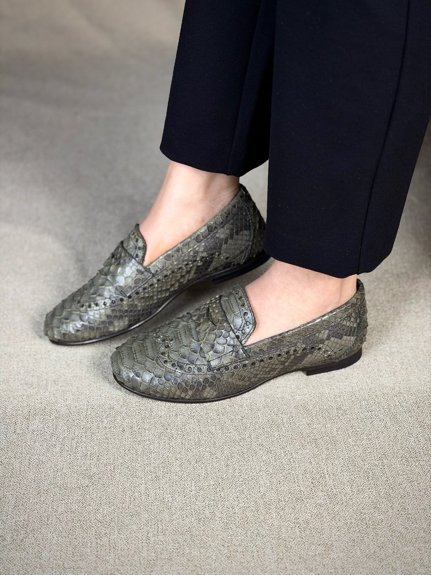 VENECIA PYTHON GREEN
