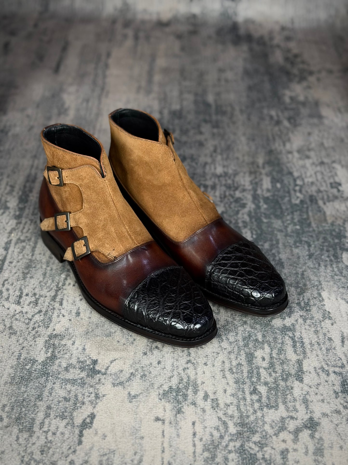 ARGELIA W/COCODRILO BROWN