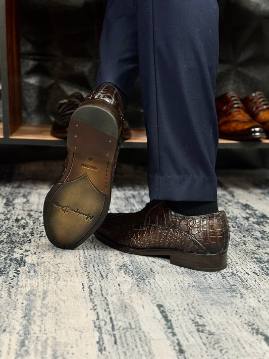 NIGERIA COCODRILO BROWN