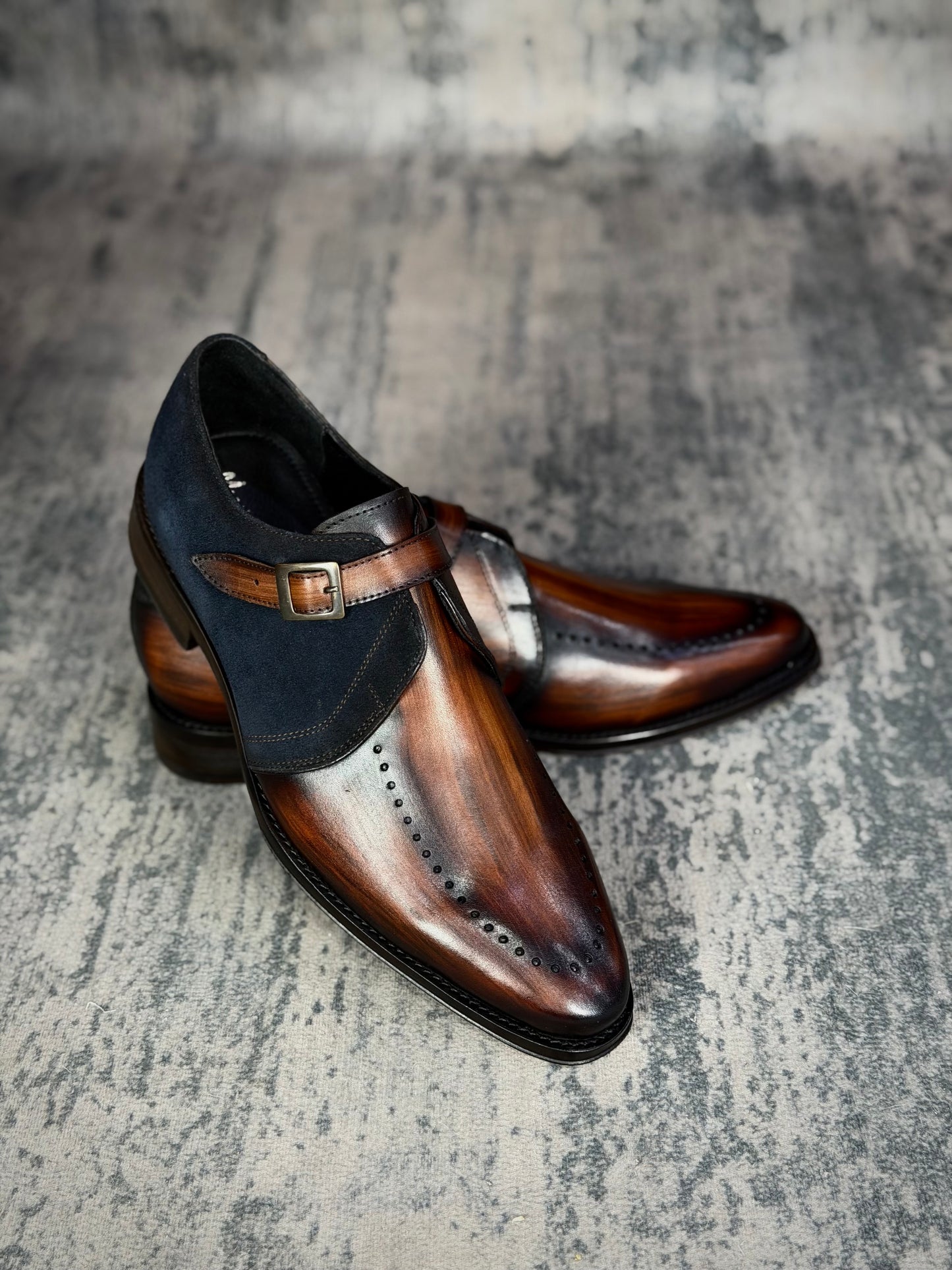 SUDÁFRICA LEATHER/SUEDE BLUE