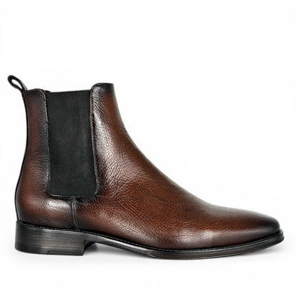 CHELSEA HIGH LEATHER BROWN