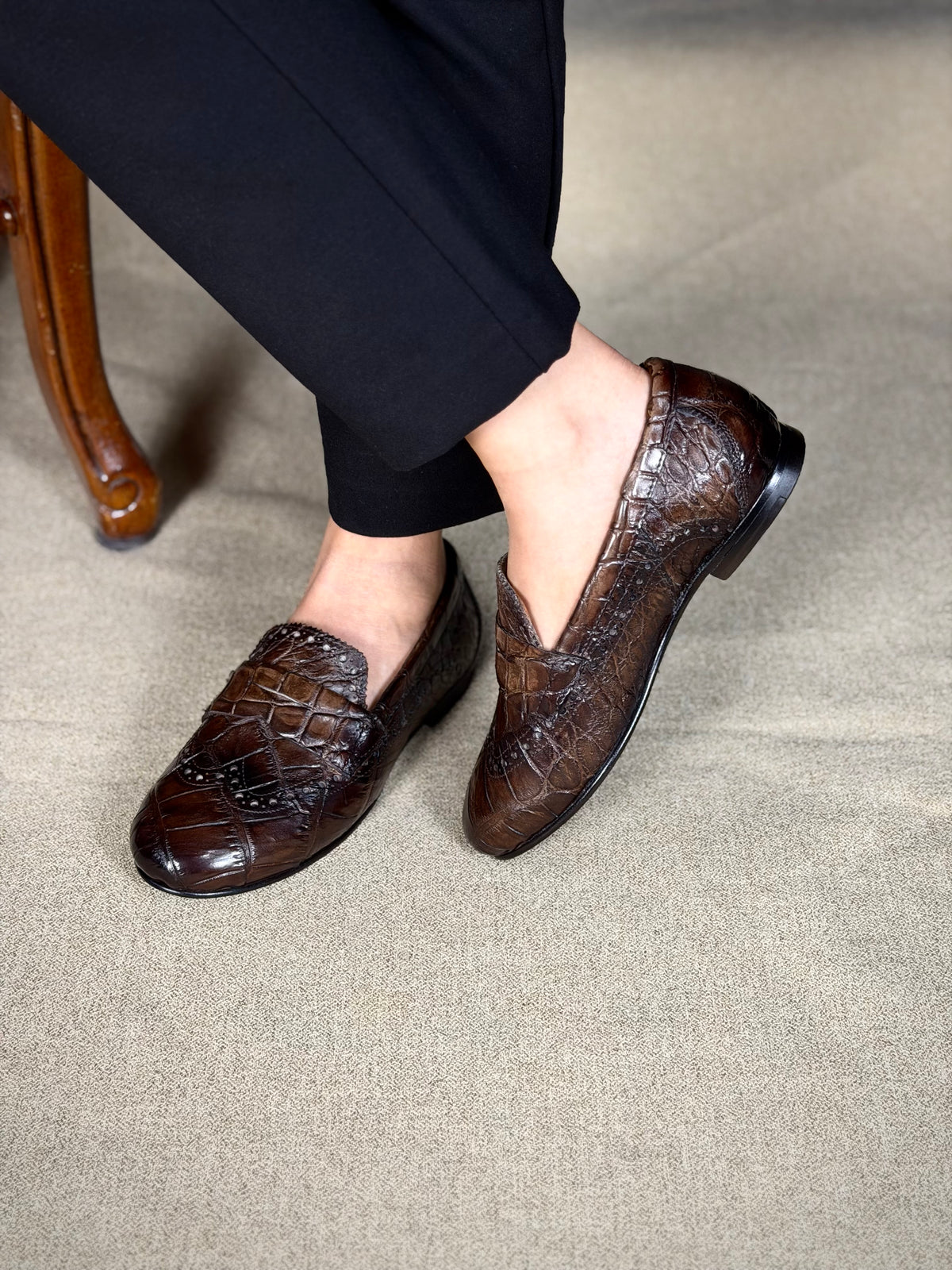 VENECIA COCODRILO BROWN