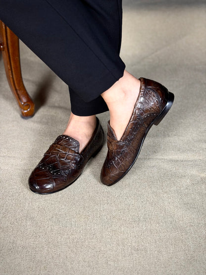 VENECIA COCODRILO BROWN