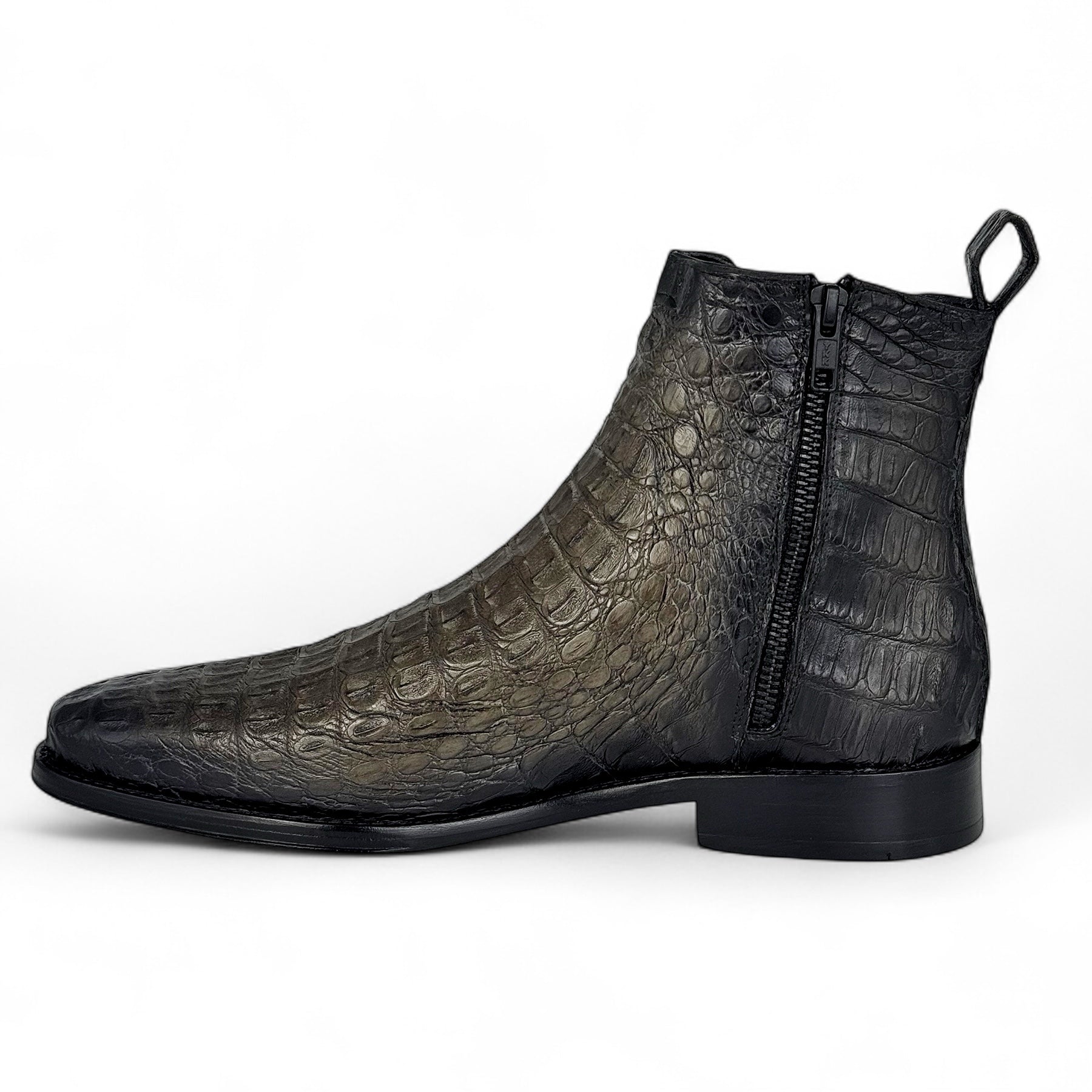 CHELSEA W/CIERRE LOMO COCODRILO GREY