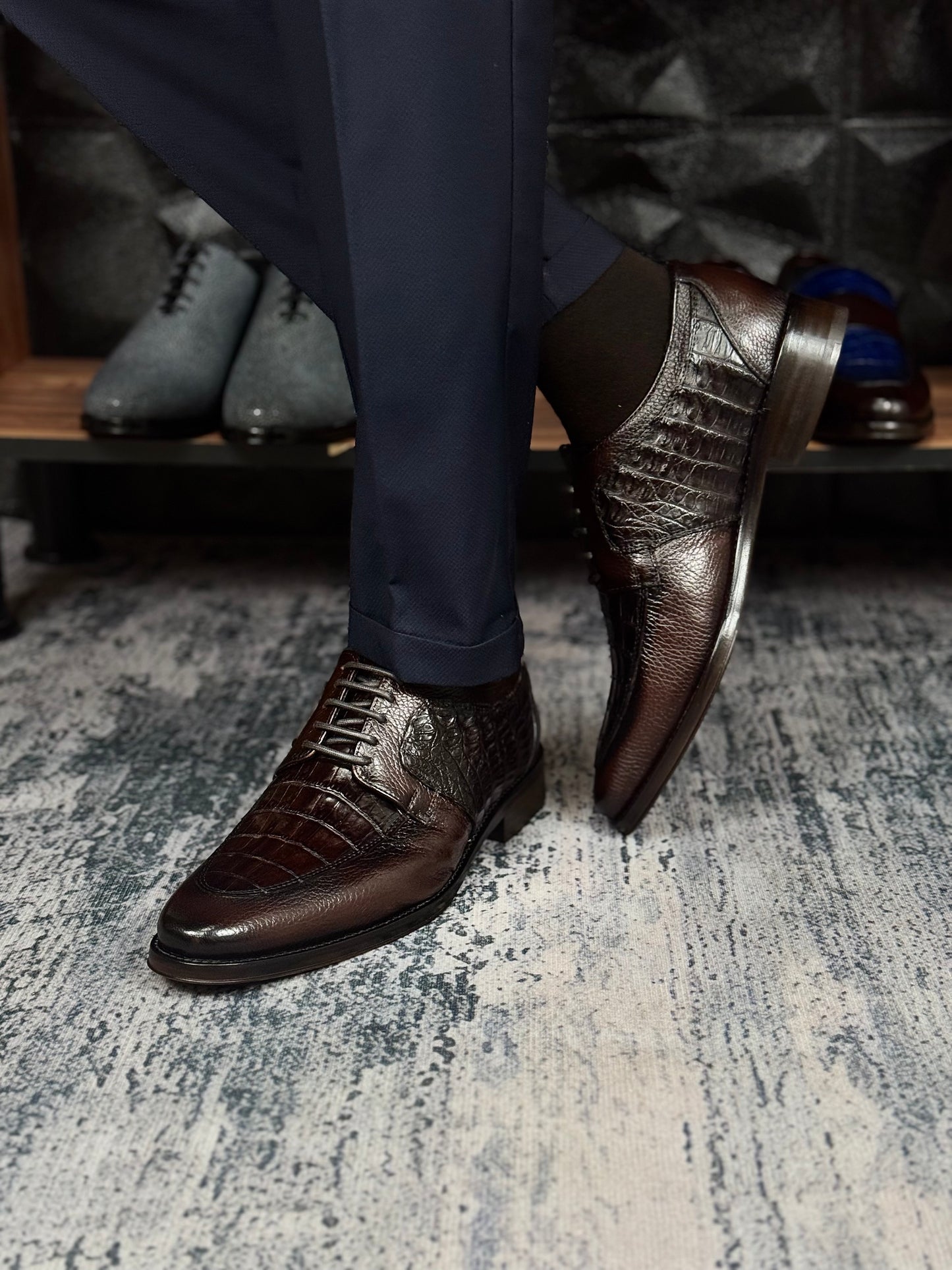 CANADÁ VENADO/COCODRILO DARK BROWN