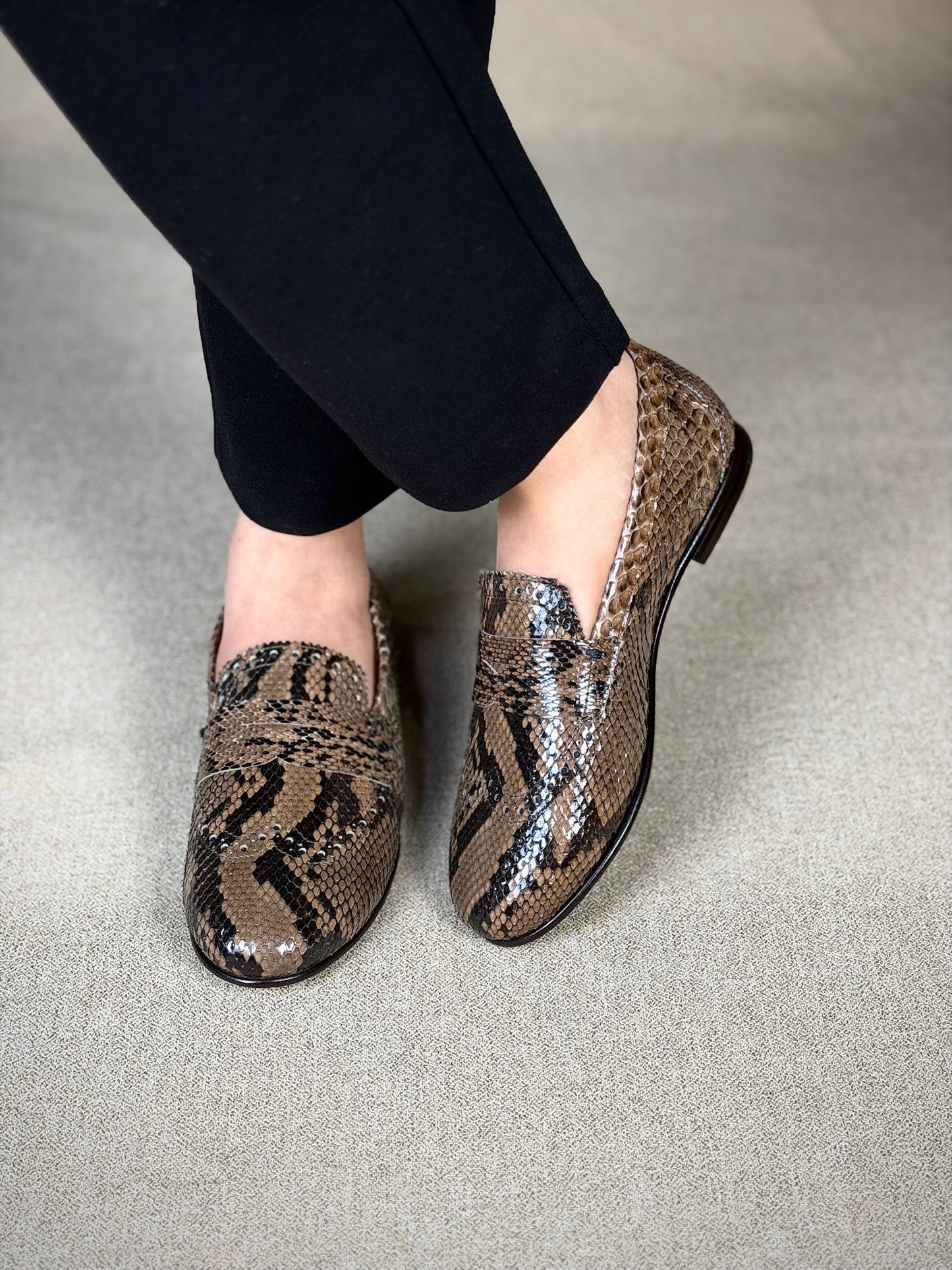 VENECIA PYTHON BROWN
