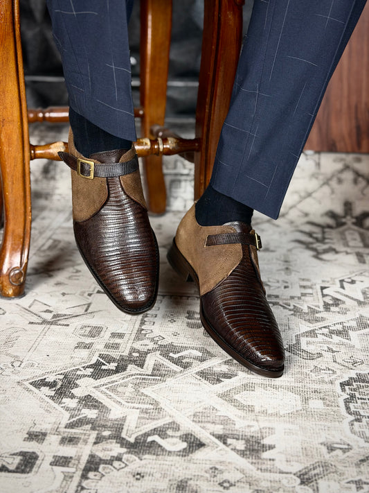 SUDÁFRICA W/LIZARD DARK BROWN