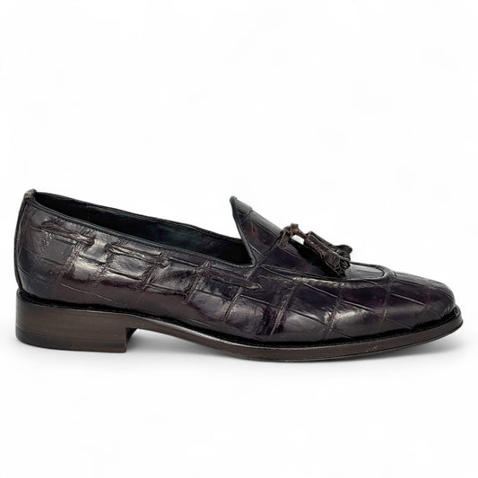 PORTUGAL COCODRILO DARK BROWN