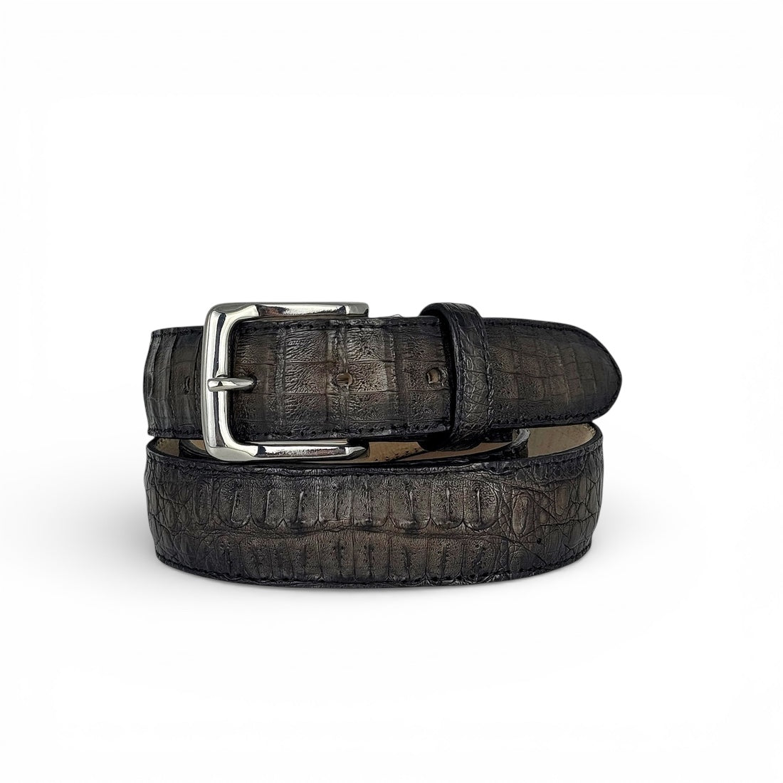 DRESS BELT COCODRILO GREY