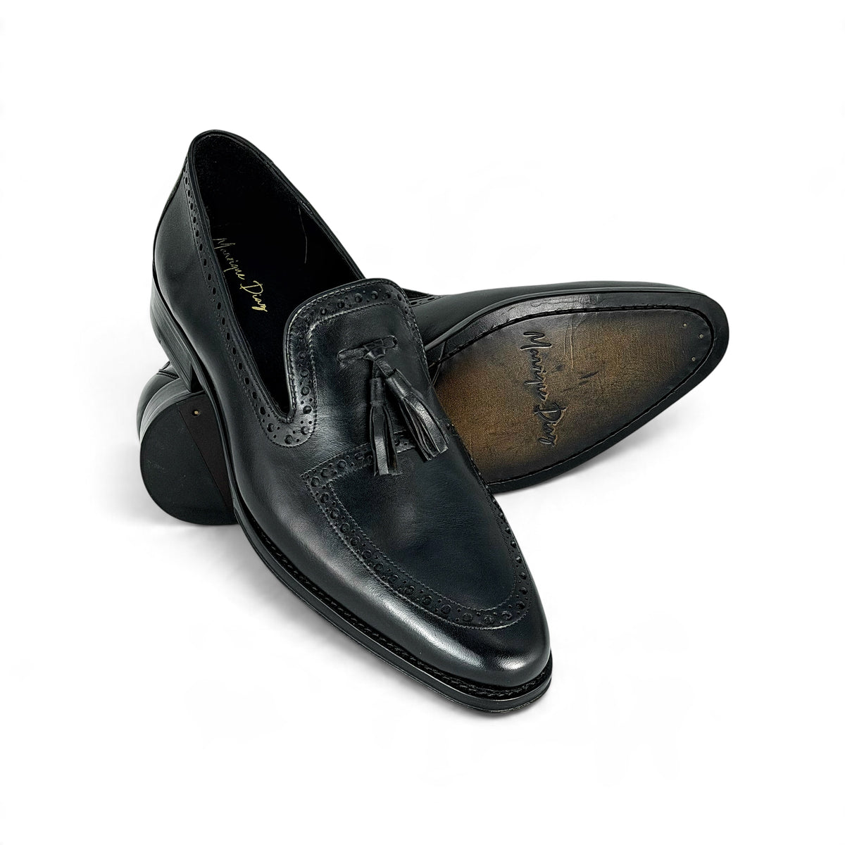 BOSTON LEATHER BLACK