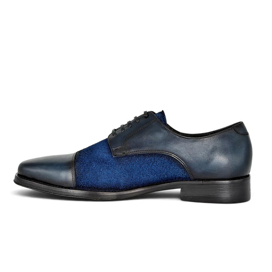 LISBOA LEATHER/SUEDE BLUE