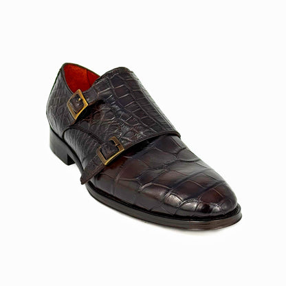ROMA COCO-ALLIGATOR DARK BROWN