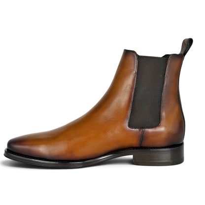 CHELSEA HIGH LEATHER HONEY
